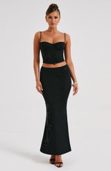 Fioreclo Izia Maxi Skirt in Black