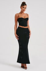 Fioreclo Izia Maxi Skirt in Black