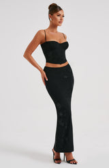Fioreclo Izia Maxi Skirt in Black