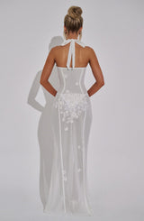 Fioreclo Jacquelina Maxi Dress in Ivory