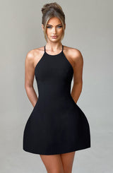 Fioreclo Jaine Mini Dress in Black