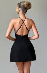 Fioreclo Jaine Mini Dress in Black