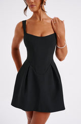 Fioreclo Janelia Mini Dress in Black