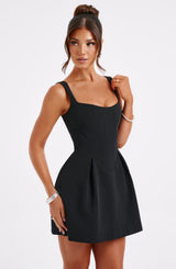 Fioreclo Janelia Mini Dress in Black