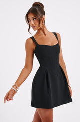 Fioreclo Janelia Mini Dress in Black