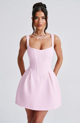 Fioreclo Janelia Mini Dress in Blush