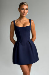 Fioreclo Janelia Mini Dress in Navy