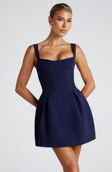 Fioreclo Janelia Mini Dress in Navy