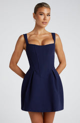 Fioreclo Janelia Mini Dress in Navy