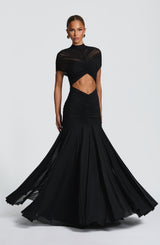 Fioreclo Jayla Maxi Dress in Black