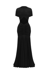 Fioreclo Jayla Maxi Dress in Black