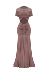 Fioreclo Jayla Maxi Dress in Dusty Rose
