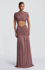 Fioreclo Jayla Maxi Dress in Dusty Rose