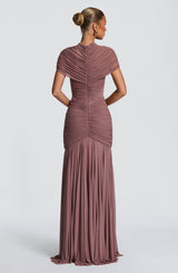 Fioreclo Jayla Maxi Dress in Dusty Rose