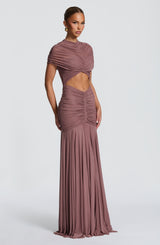 Fioreclo Jayla Maxi Dress in Dusty Rose