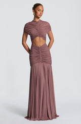Fioreclo Jayla Maxi Dress in Dusty Rose