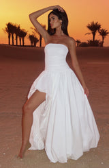 Fioreclo Jilena Maxi Dress in Ivory