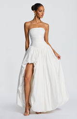 Fioreclo Jilena Maxi Dress in Ivory