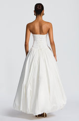 Fioreclo Jilena Maxi Dress in Ivory