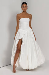 Fioreclo Jilena Maxi Dress in Ivory