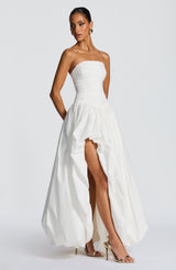 Fioreclo Jilena Maxi Dress in Ivory