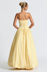 Fioreclo Jilena Maxi Dress in Lemon