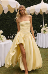 Fioreclo Jilena Maxi Dress in Lemon