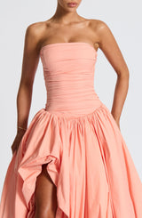 Fioreclo Jilena Maxi Dress in Peach