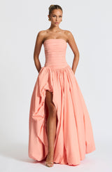 Fioreclo Jilena Maxi Dress in Peach