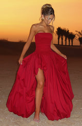 Fioreclo Jilena Maxi Dress in Red