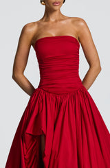 Fioreclo Jilena Maxi Dress in Red