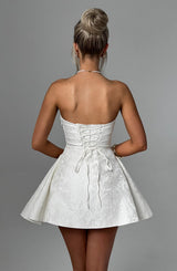 Fioreclo Joanie Playsuit in Ivory