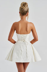 Fioreclo Joanie Playsuit in Ivory