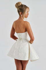 Fioreclo Joanie Playsuit in Ivory
