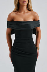 Fioreclo Joannah Maxi Dress in Black