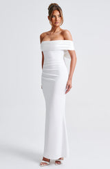 Fioreclo Joannah Maxi Dress in Ivory