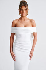Fioreclo Joannah Maxi Dress in Ivory