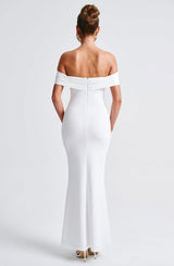 Fioreclo Joannah Maxi Dress in Ivory