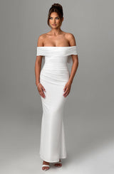 Fioreclo Joannah Maxi Dress in Ivory