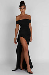 Fioreclo Jocelyn Maxi Dress in Black