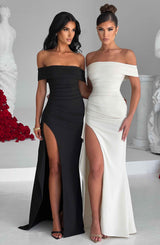 Fioreclo Jocelyn Maxi Dress in Ivory