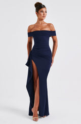 Fioreclo Jocelyn Maxi Dress in Navy