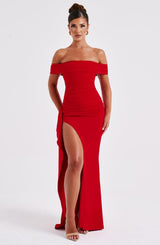 Fioreclo Jocelyn Maxi Dress in Red