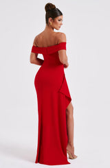Fioreclo Jocelyn Maxi Dress in Red