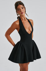 Fioreclo Joelle Playsuit in Black