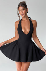 Fioreclo Joelle Playsuit in Black