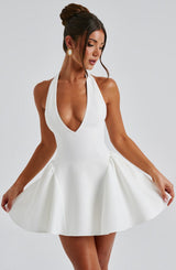 Fioreclo Joelle Playsuit in Ivory