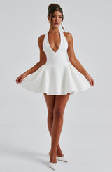 Fioreclo Joelle Playsuit in Ivory