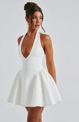 Fioreclo Joelle Playsuit in Ivory