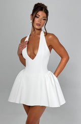 Fioreclo Joelle Playsuit in Ivory